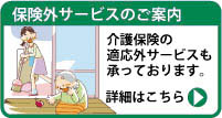 保険外サービスについて。